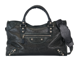 CIty Bag, Leather, Black, 568024, S/DB,2*